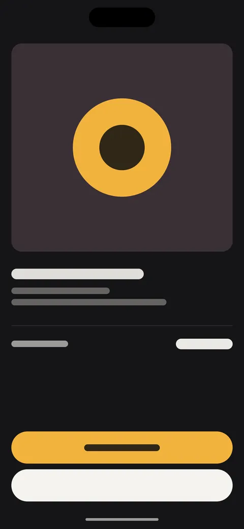 Illustration of an app checkout screen